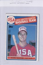 1985 Topps #401 Mark McGwire OLY RC  CHECK SCANS ROOKIE CARD