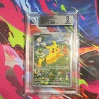 Pokemon 2024 Pikachu 088 Sv: Scarlet & Violet Promo Cards Holo Eng BGS 9