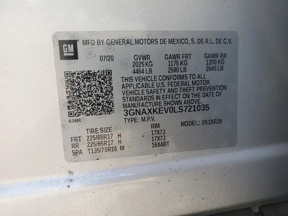 IGNITION SWITCH 84588238 2020-2024 CHEVROLET EQUINOX - Image 2 of 4