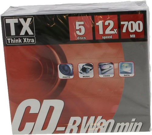 Pack De 5 Cdw Tx 80 Min Vitesse 12X - 第 3/3 張圖片