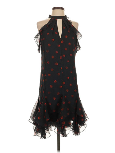 Eva Franco Women Black Cocktail Dress S