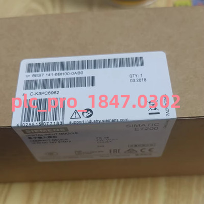 1PCS New Siemens 6ES7 141-6BH00-0AB0 Input Module 6ES7141-6BH00-0AB0 Fast Ship