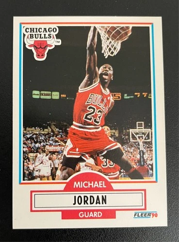 1990-91 Fleer Basketball #26 Michael Jordan; NM