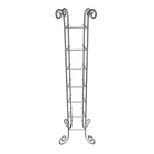 Vtg Silver 75+ CD PS1 Jewel Case Video Game Holder Rack Wire Shelf Tower Stand