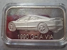 1990 Chia  Via 1 Oz Silver Bar