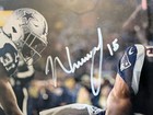 N'Keal Harry Signed Autographed Framed 8x10 Photo With COA New England Patriots — photo 3