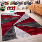 Large Shaggy Rugs Modern Soft Rug Living Room Bedroom Thick Carpet Runner Mat