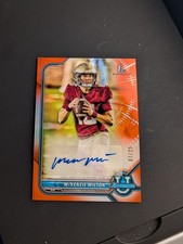 McKenzie Milton Orange Auto /25 2021 2022 Bowman Chrome U University