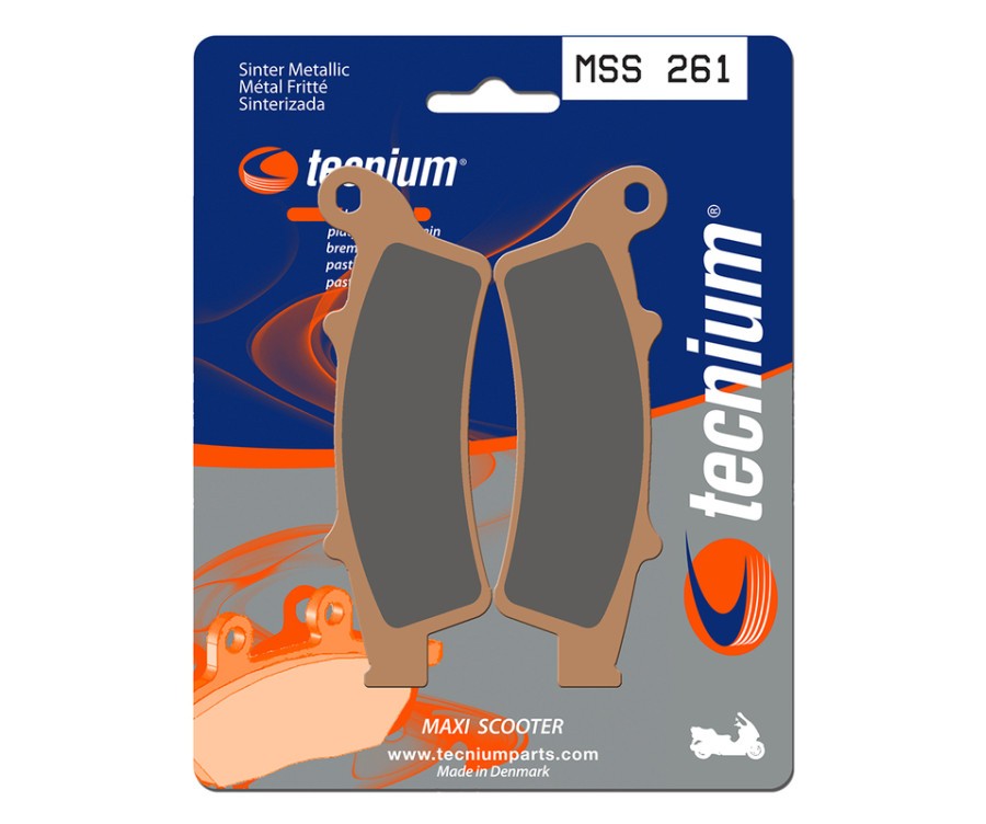 Plaquettes de frein TECNIUM MSS261 métal fritté pour stopper l'usure prématurée des freins