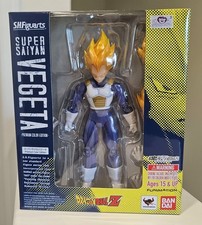 Bandai S.H. Figura de acción Figuarts Vegeta Super Saiyan Premium Color Edition NUEVO