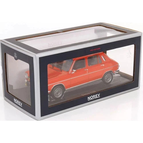 1/18 Norev Simca 1100 ti sumatra red 185755 cochesaescala - Imagen 3 de 3