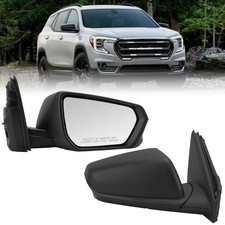 Passenger Side Mirror Compatible with 2018-2024 Chevy R-5Pins Texture Black