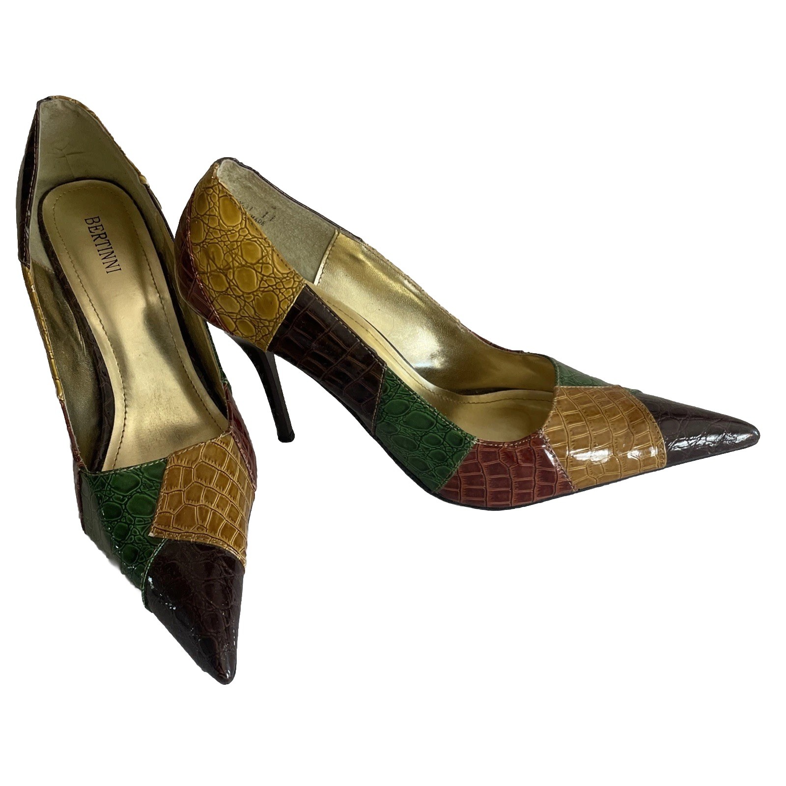 Bertinni Women’s Multicolor Patchwork Croc Emboss… - image 10