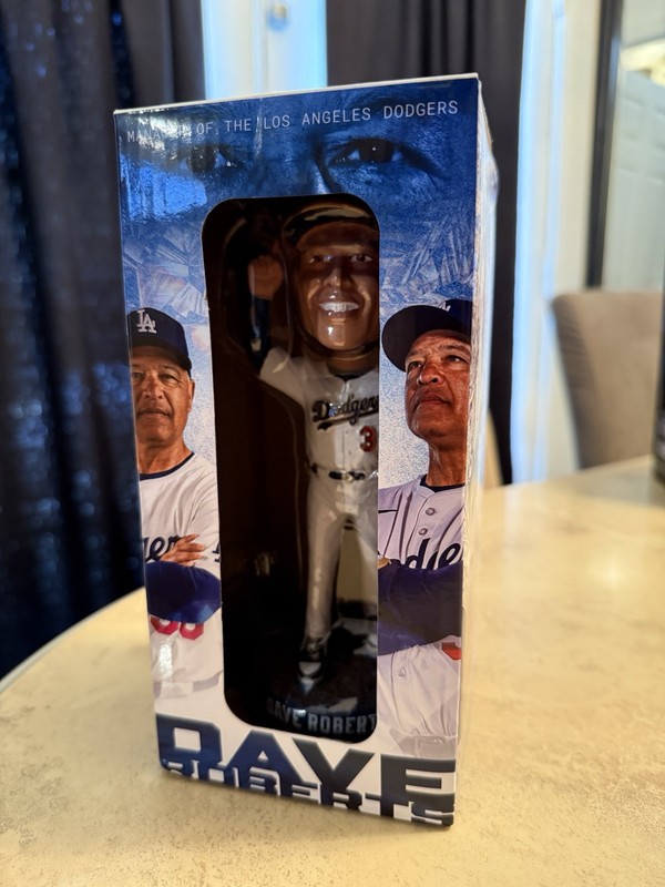 2026 Toyo Tires Dave Roberts Los Angeles Dodgers Bobblehead in Box