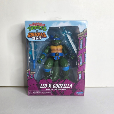 TMNT x GODZILLA Leo King of the Mutants Leonardo 2025 Action Figure - NEW
