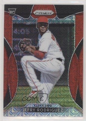 2019 Panini Prizm Tier III Red Mojo 44/299 Jefry Rodriguez #229 Rookie RC gg8