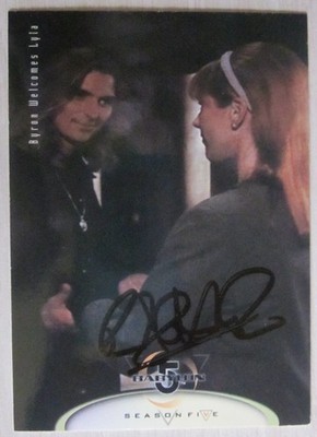 Babylon 5 - Autogramm - Robin Atkin Downes als Byron #2 - Tradingcard