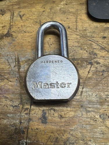 Master Lock 930/6230 KADLHPF Padlock NO Key, Hardened Steel 2.5" x 4.62"