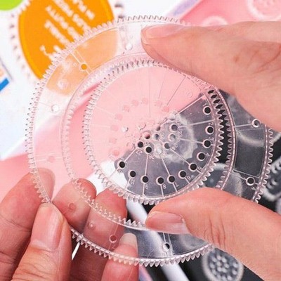 Spirograph Räder keine 28 Stück durchsichtig Zeichenschablone pädagogisch Kun