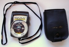 Gossen Luna Pro Analog Ambient Light Meter and Case and Strap Made in Germany