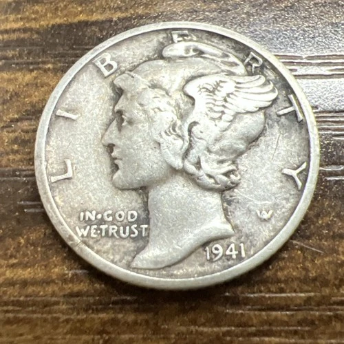 1941-S MERCURY SILVER DIME ACTUAL COIN Get More Today & Save Shop Here Buy Here
