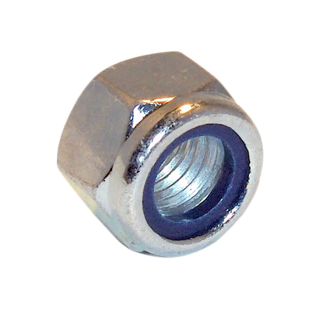 Forgefix Hexagon Nut & Nylon Insert Zp M10 Bag 50 FORNYLOC10G - Image 2