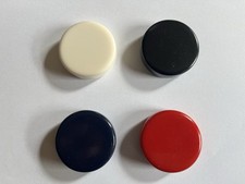 Large Backgammon  Stones / Checkers . Set of 15- Navy 43mm diameter x 13mm