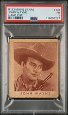 1930 R133 MOVIE STARS HAND CUT #133 JOHN WAYNE PSA 1