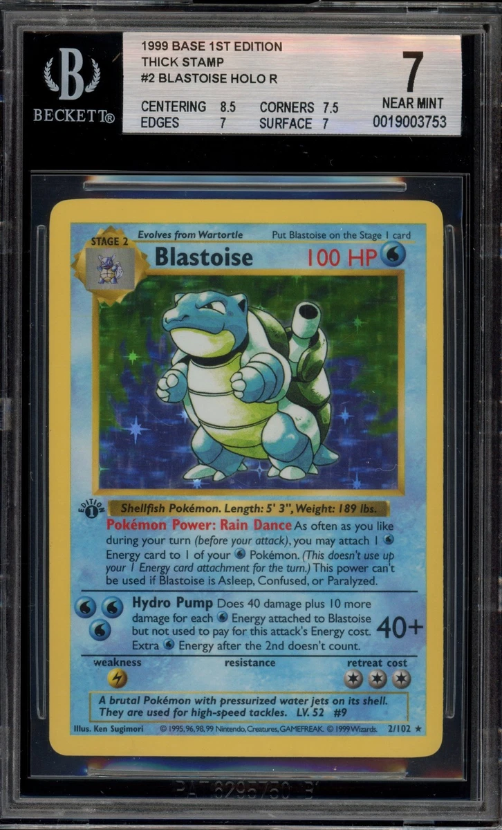 Pokémon TCG Individual Trading Card Games Base Set Shadowless for