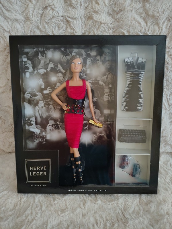 Herve Leger Barbie Gold Label New NRFB