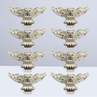 8 STÜCKE 42x27mm Möbel Unterstützung Füße -legierung Geschenkbox Dekoration