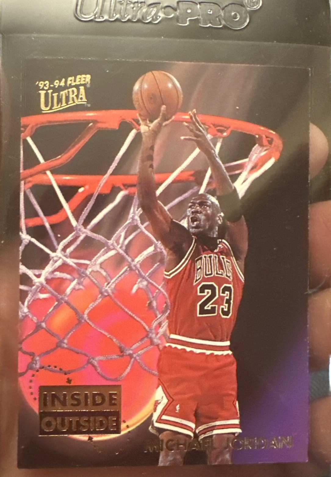 1993-94 Fleer Ultra - Inside Outside Michael Jordan #4