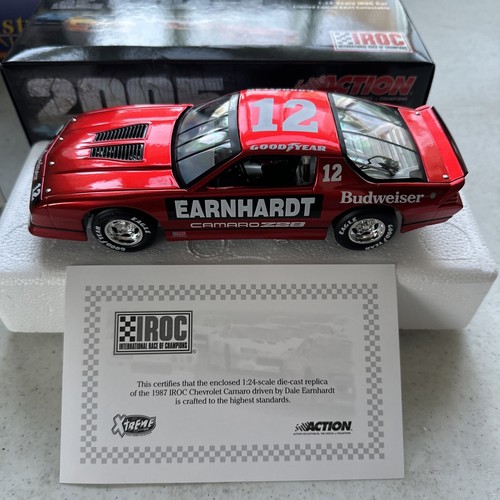 RARE *1987 Dale Earnhardt Budweiser Camaro Xtreme IROC LIQUID COLOR Action 1/24