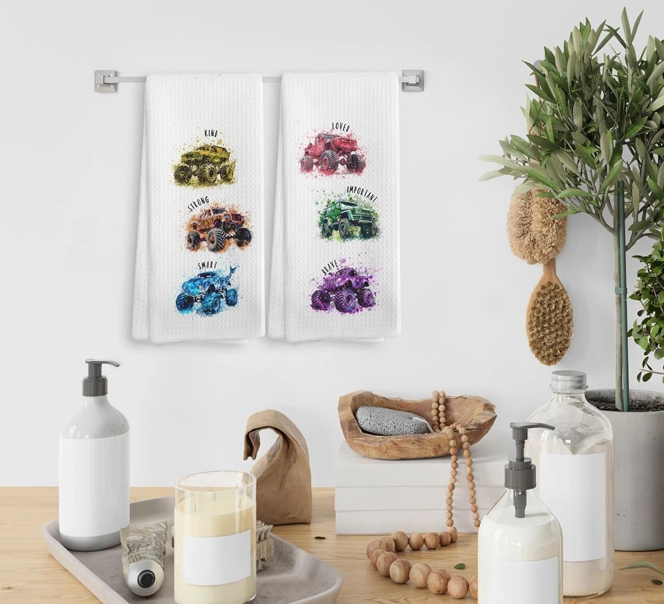 Monster Jam Camión Coche de Carreras Decoración de Habitación Infantil para Niños Niños Camión Inspirador Foto 4 de 4