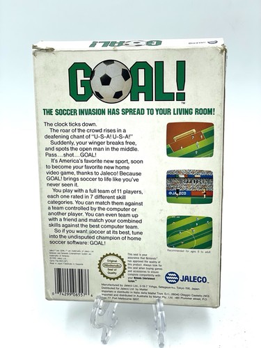 JALECO SOCCER GAME GOAL NES game PAL A ITA Exclusive Rare # DL - Imagen 2 de 4