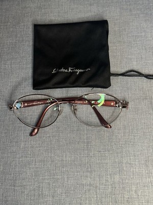 Salvatore Ferragamo Glasses Frames SF2541RA 205 Shiny Red 603 Titanium 55/16/135