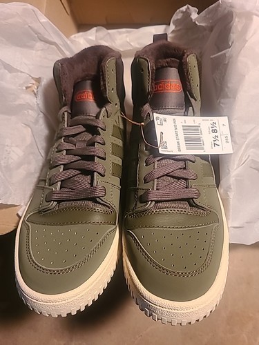 adidas Break Start Winterized Mid Olive Strata - IH5283 New Size,7.5 - Picture 3 of 5