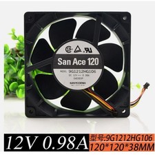 Sanyo 9G1212HG106 12V 0.98A 12CM 3 line double ball large air volume cooling fan