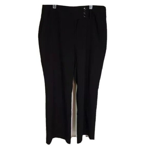 Alfani Womens Dress Pants Trousers Petite Size 10P Black 3 Button Stretch Pocket