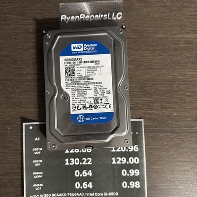 WESTERN DIGITAL WDC50 500gb 3.5  7200rpm SATA HARD DRIVE