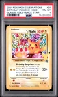 Birthday Pikachu Holo 24 Celebrations Classic Collection Pokemon PSA 8 *908