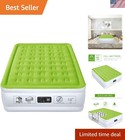Heavy-Duty Full Size Air Mattress with Quick Inflate Pump - 600 lbs Capacity
