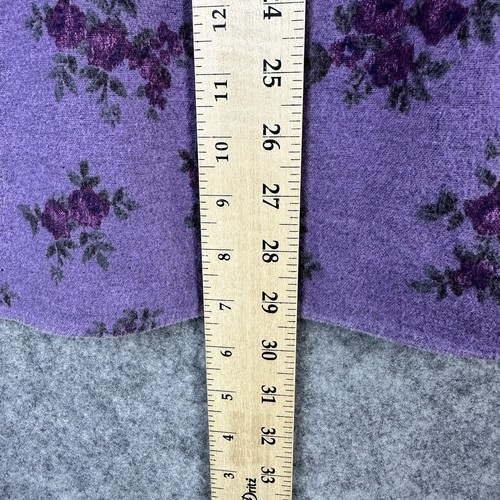 Vintage años 90 L.L. Camisa de franela Bean para mujer talla grande púrpura floral con botones - Imagen 5 de 12