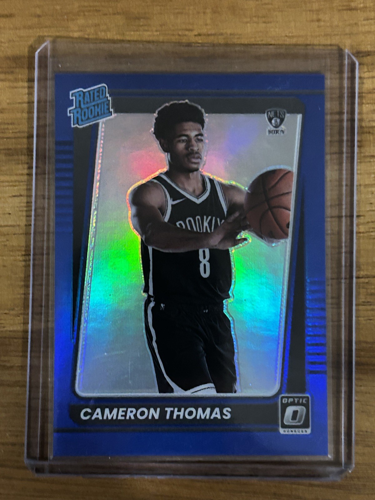 2021-22 Optic Donruss Cam Thomas Blue /59 #153