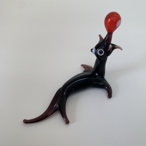 Vintage Murano Glass Seal With Ball