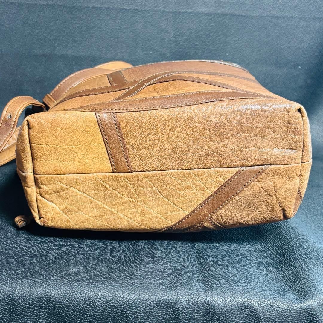 Ibiza Patchwork Backpack Orange/Multicolor - image 5