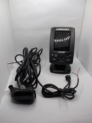Lowrance Hook-3x Fishfinder Untested For Parts Or Repair