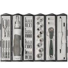 33in1 Precision Ratchet Screwdriver Bit Set Socket Wrench Repair Tool Kit Gift