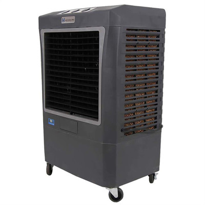 Hessaire MC37V 3100 CFM Low Humidity Evaporative Cooling Fan, 950 sq. ft, Gray