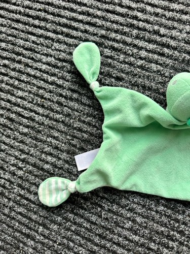 Jojo Maman Bebe Green Dinosaur Comforter Soother Blankie Blanket Soft Toy gc - Picture 6 of 9